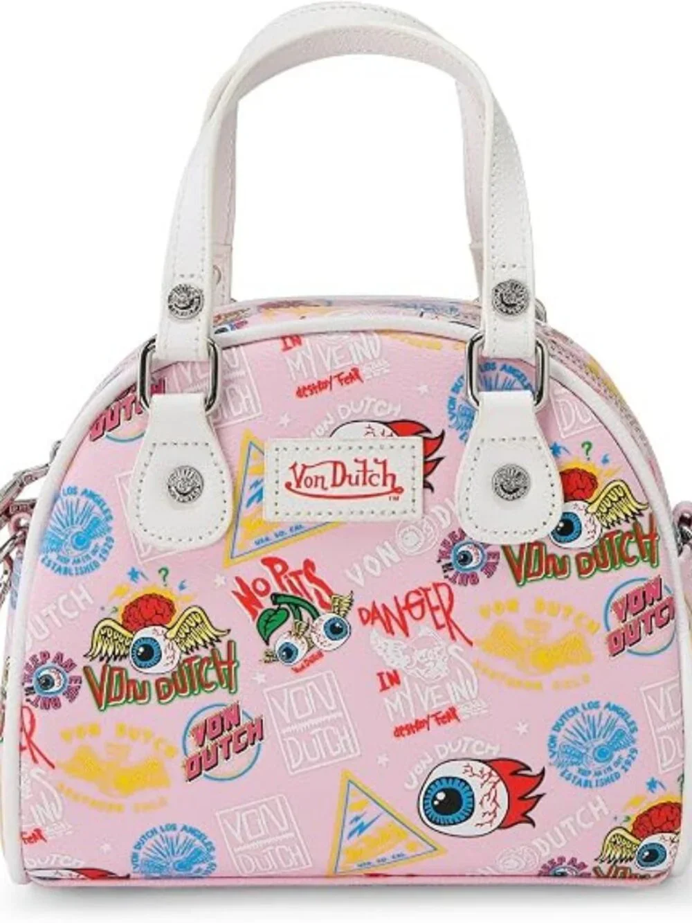 Von Dutch Jax Bowling Bag Purse